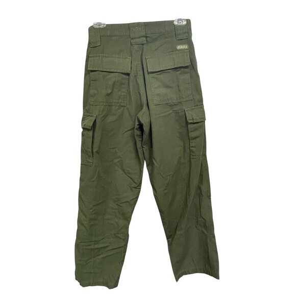 Pudala Uniforms Cargo Pants Men’s 28x30 Olive Green Durable All Day Utility Wear - Picture 4 of 5